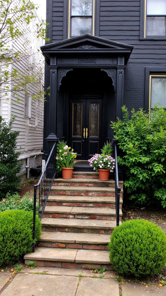 elegant black and gold