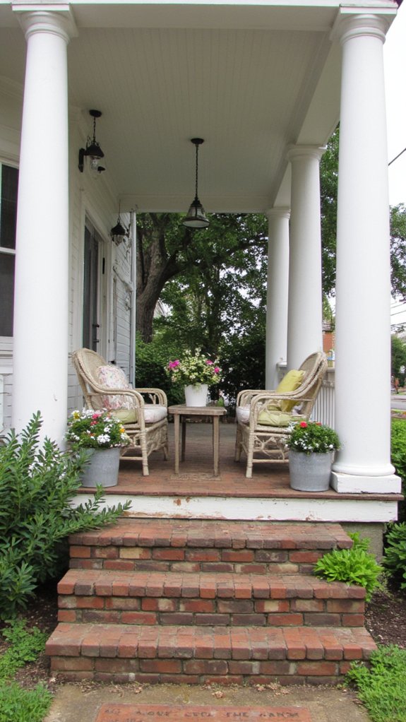 elegant classic porch columns