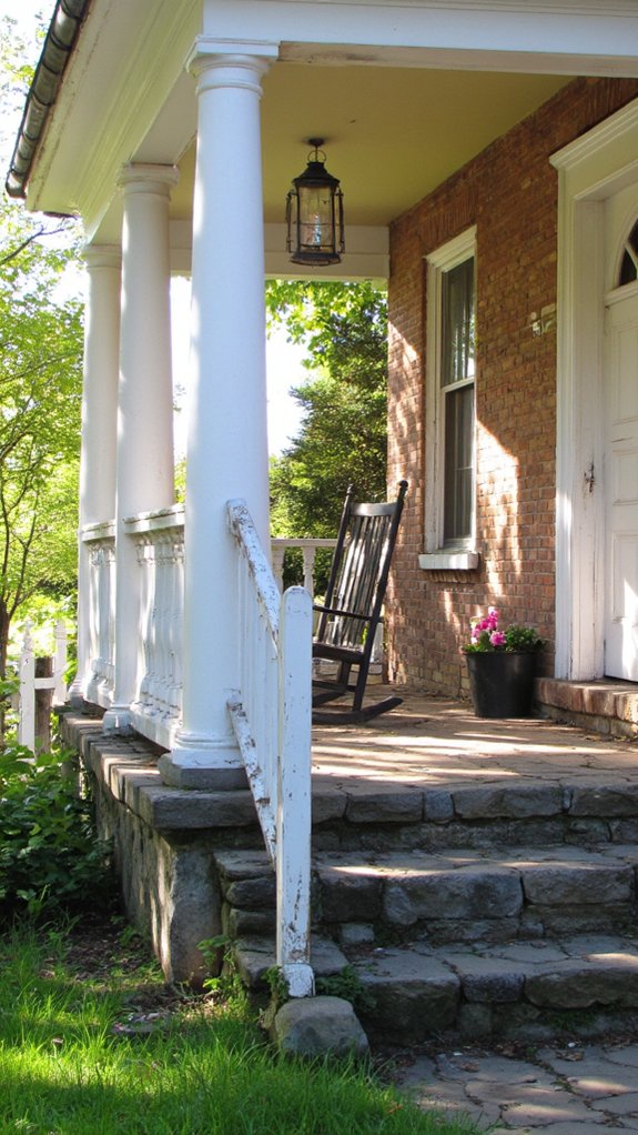 elegant colonial architectural features