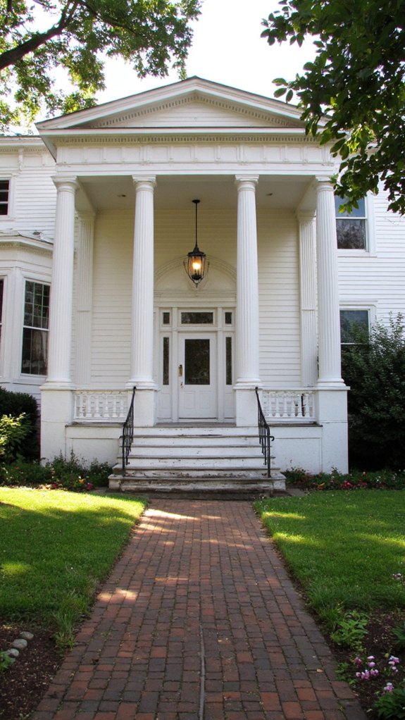 elegant colonial home charm