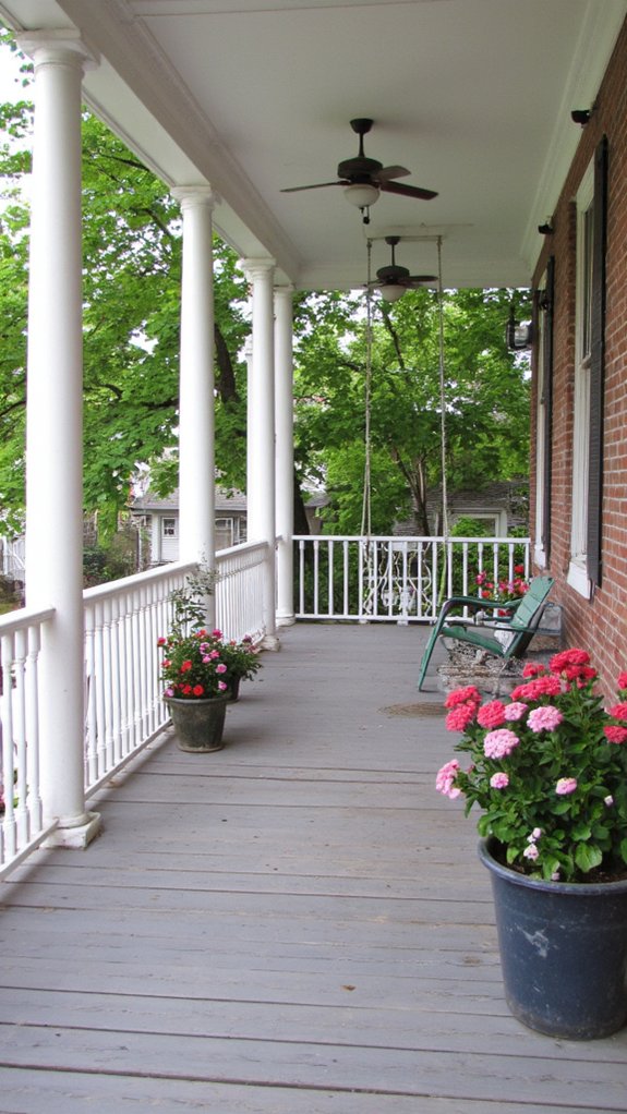 elegant colonial outdoor charm