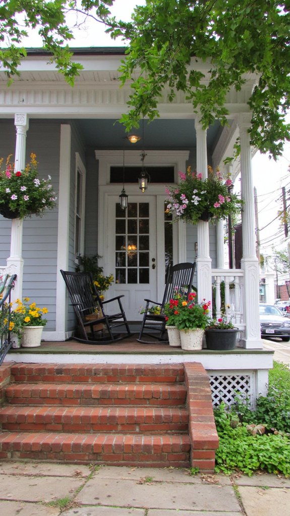 elegant colonial veranda design