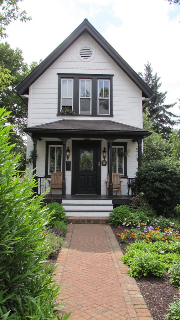 elegant contrast of colors