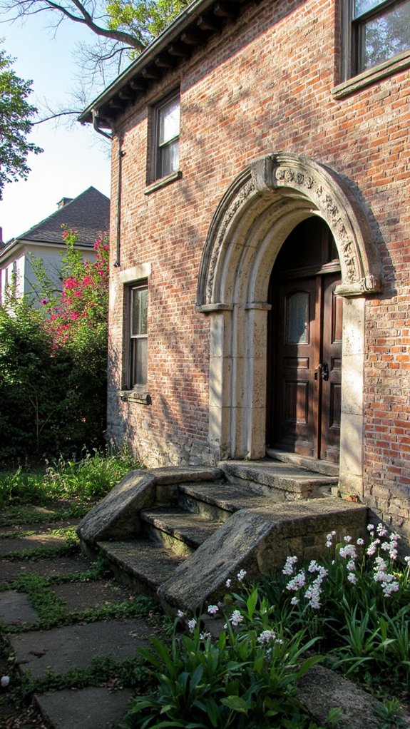 elegant decorative stone arches