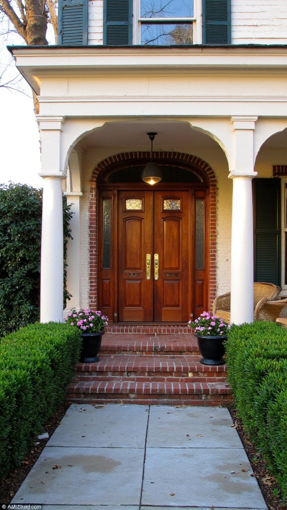 elegant double door entrance design
