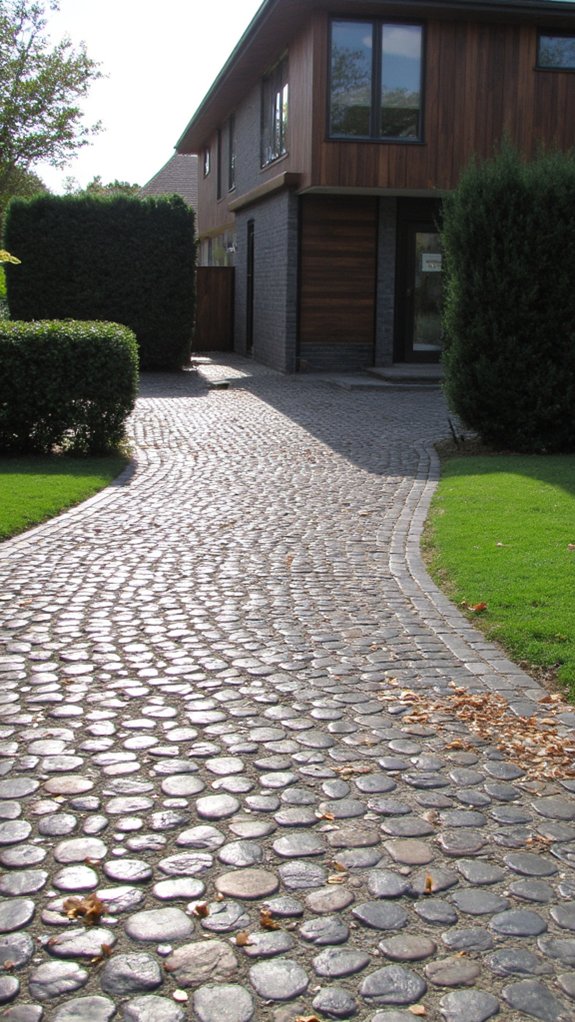 elegant durable stone driveways
