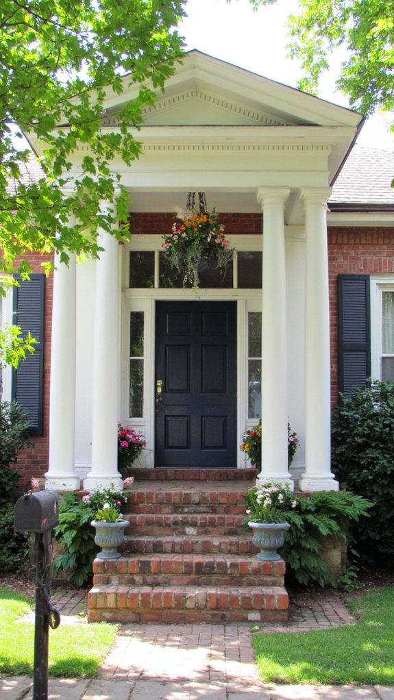 elegant entryway architectural feature