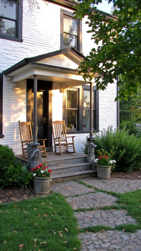 elegant farmhouse black accents