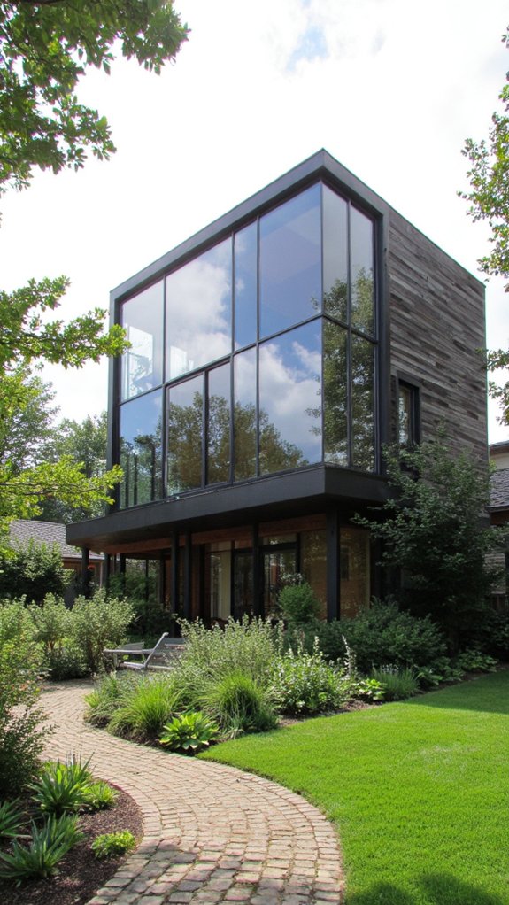 elegant glass steel synergy