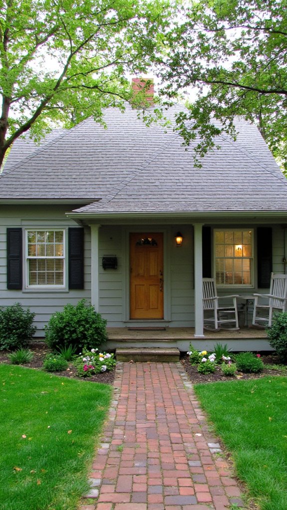 elegant gray shingle charm