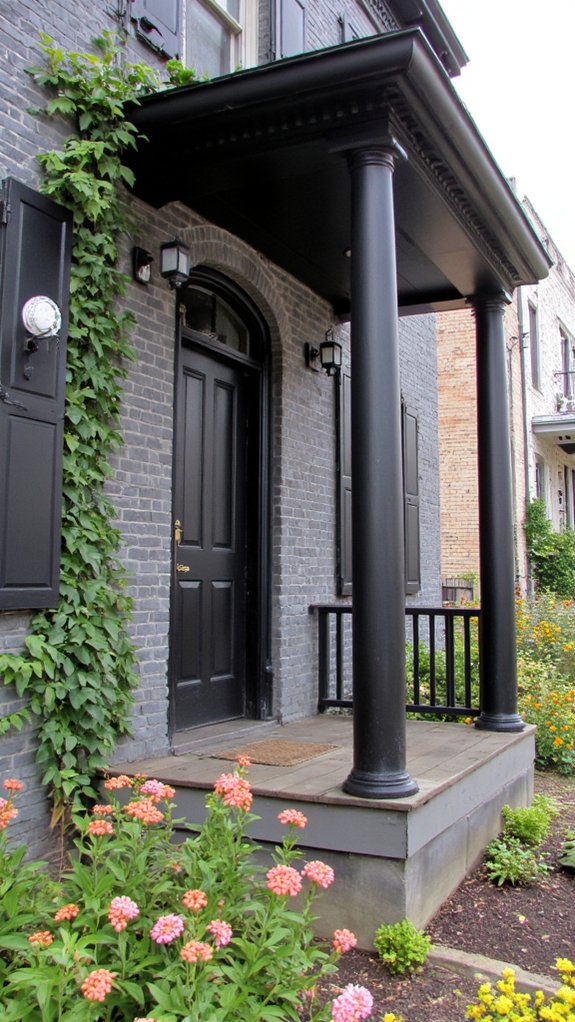 elegant gray with black