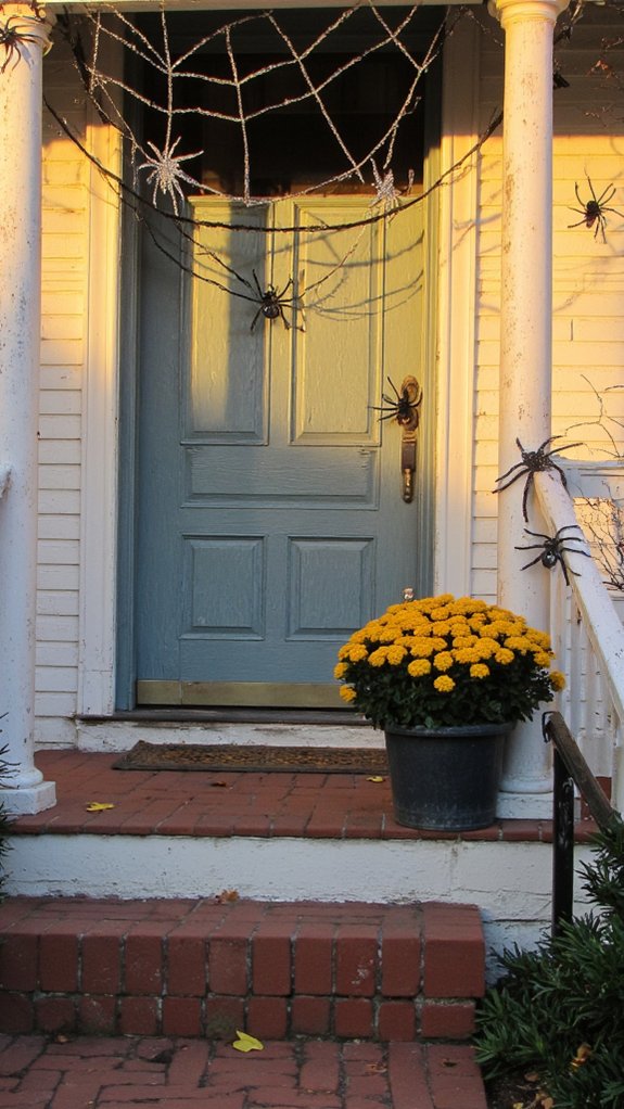 elegant halloween spider webs