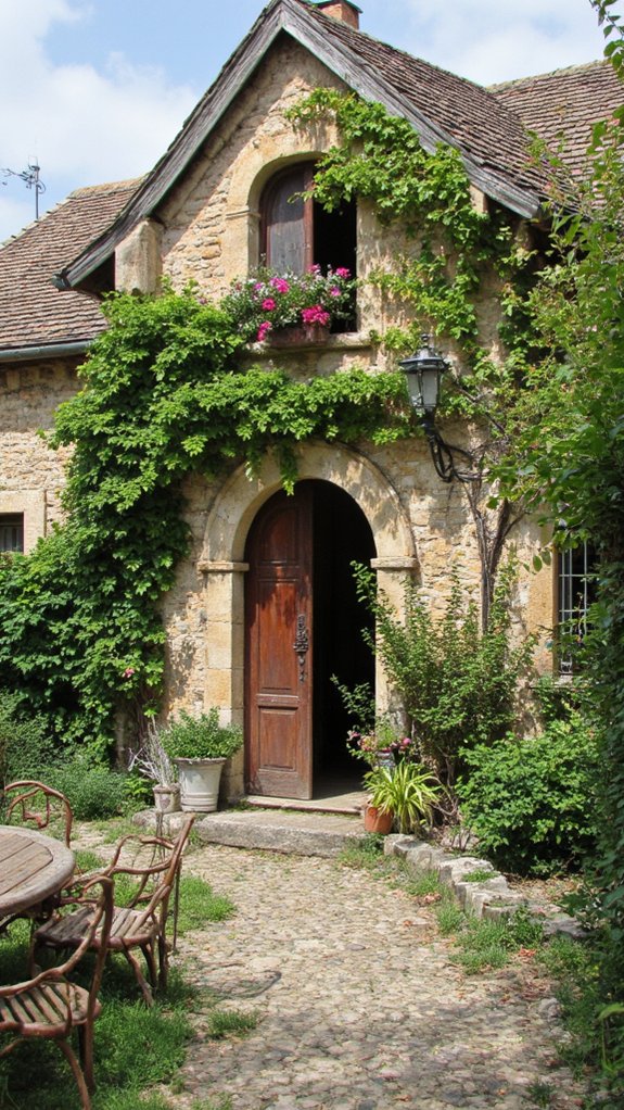 elegant inviting arched entrances