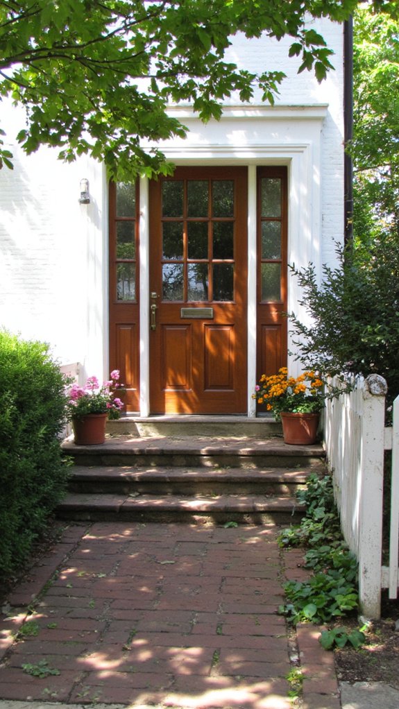elegant light filled entryway
