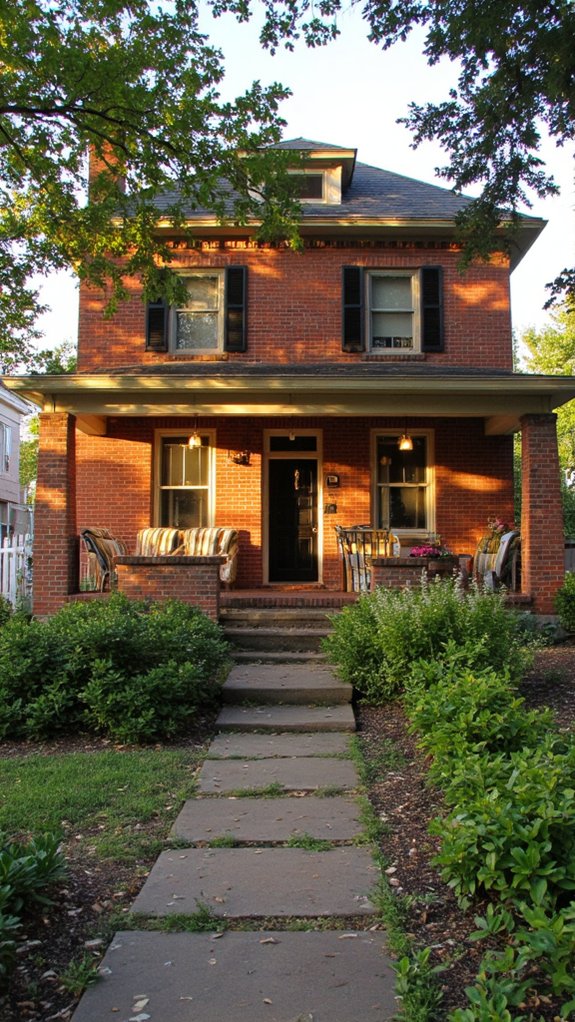 elegant lighting enhances curb appeal