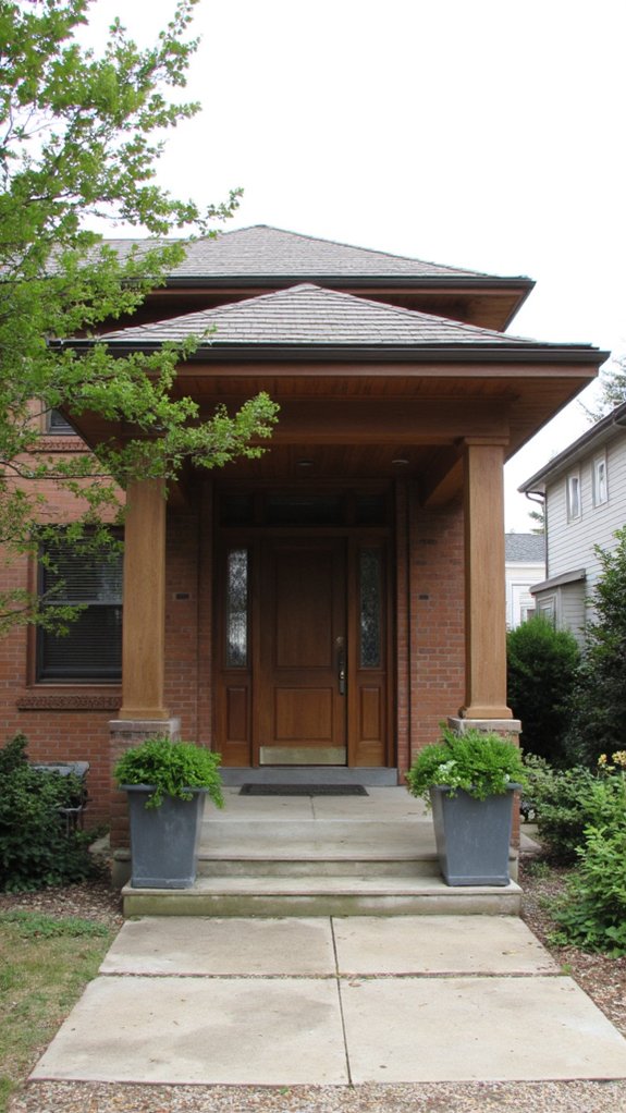 elegant minimalist architectural gateways