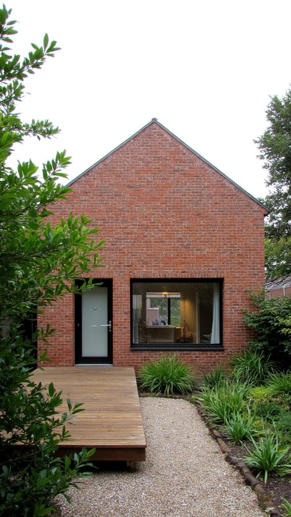 elegant minimalist brick design