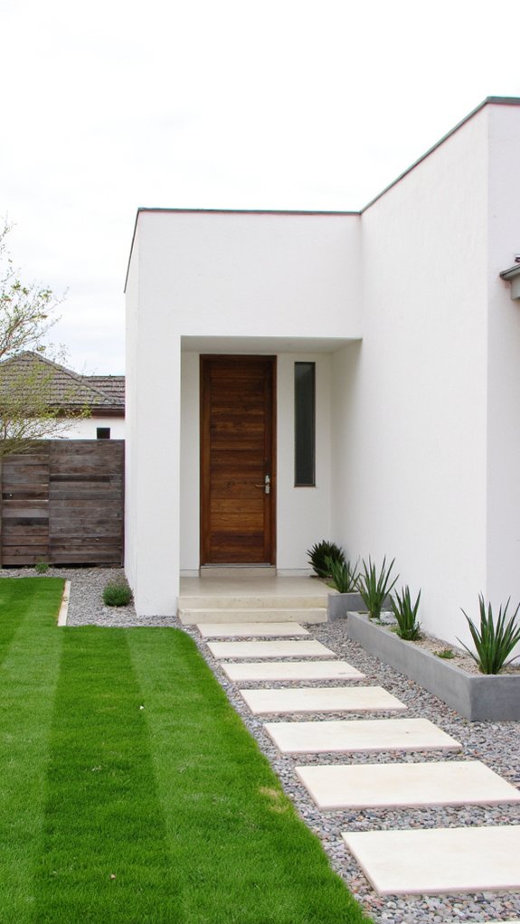 elegant minimalist outdoor design