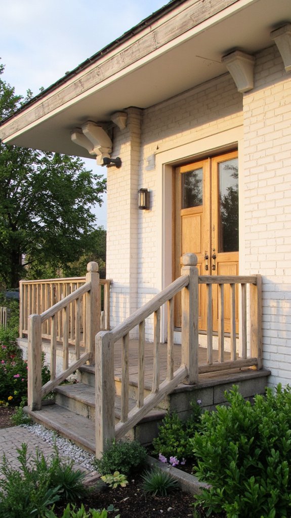 elegant nordic cottage railings