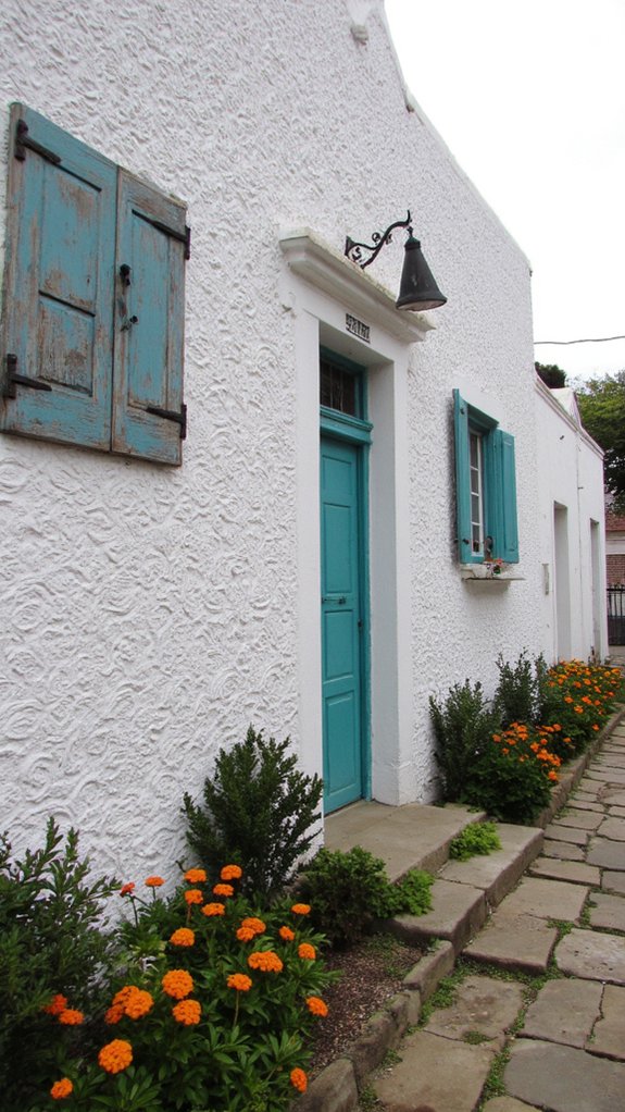 elegant old world stucco finish