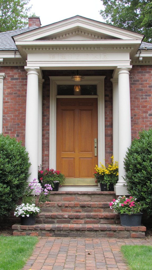 elegant ornate door surround