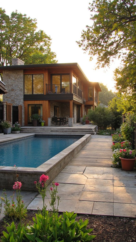 elegant outdoor living space