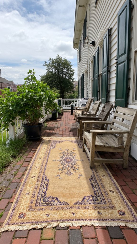 elegant outdoor rug comfort