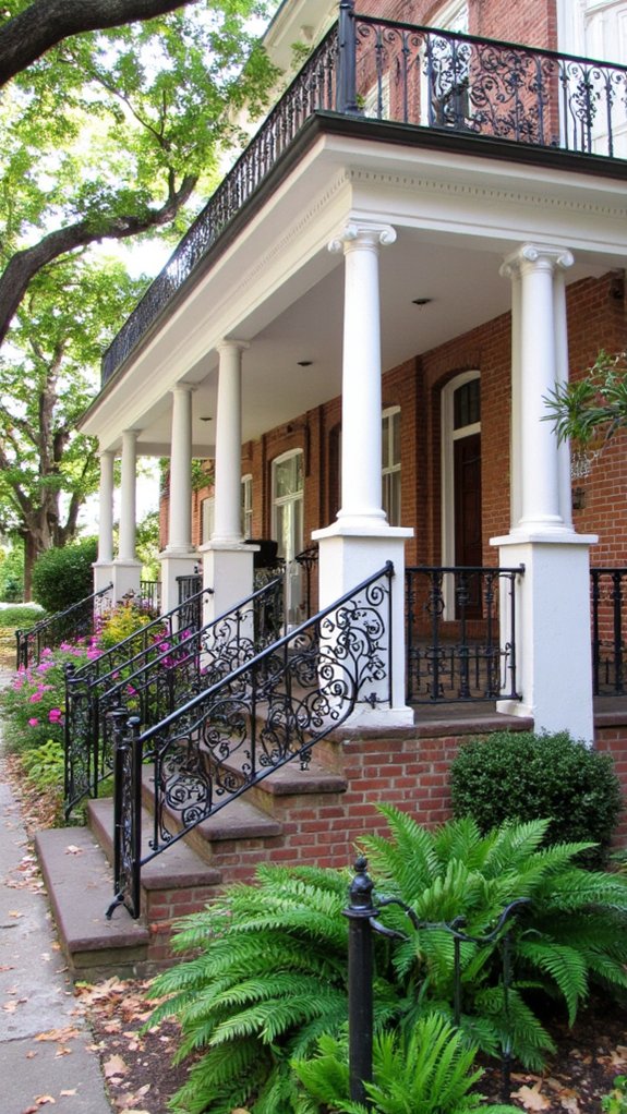 elegant railings and balustrades