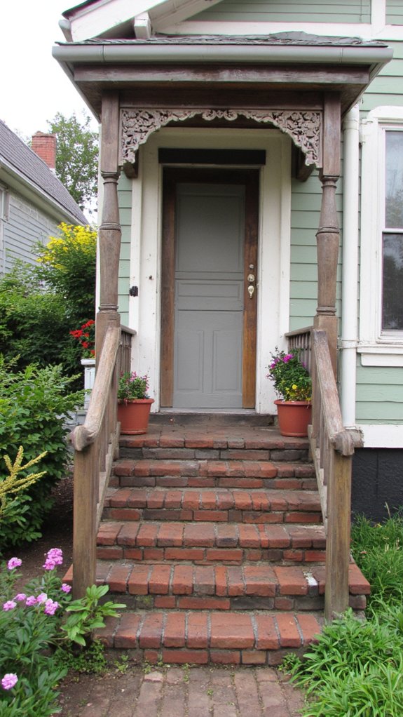 elegant railings enhance aesthetics