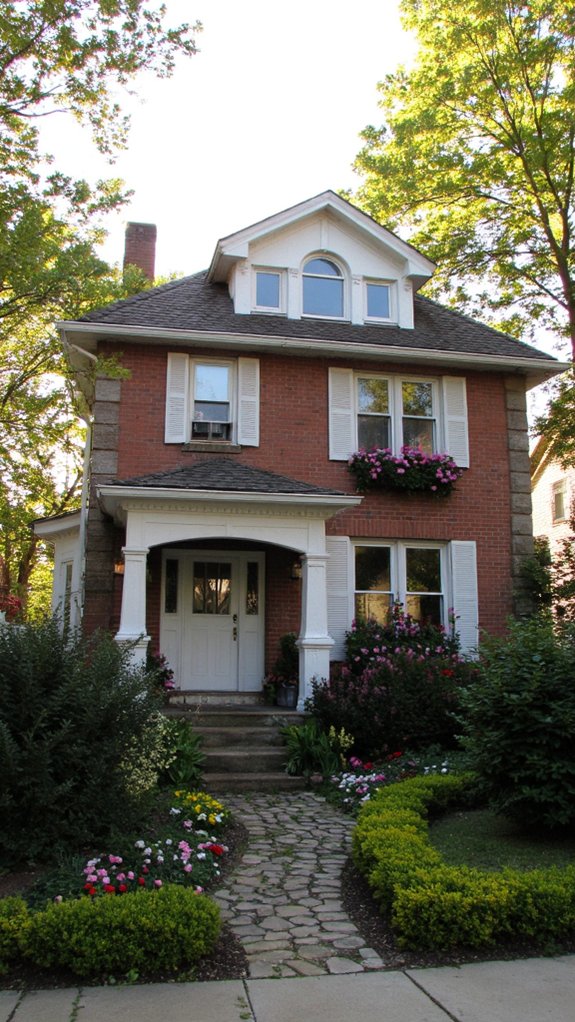 elegant round top dormers