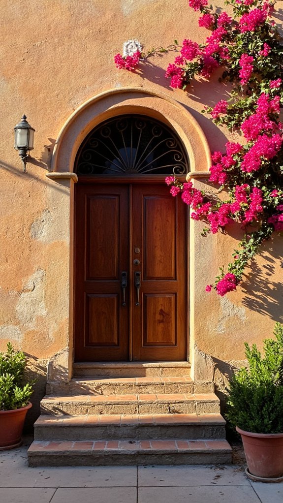 elegant rustic arched doorways
