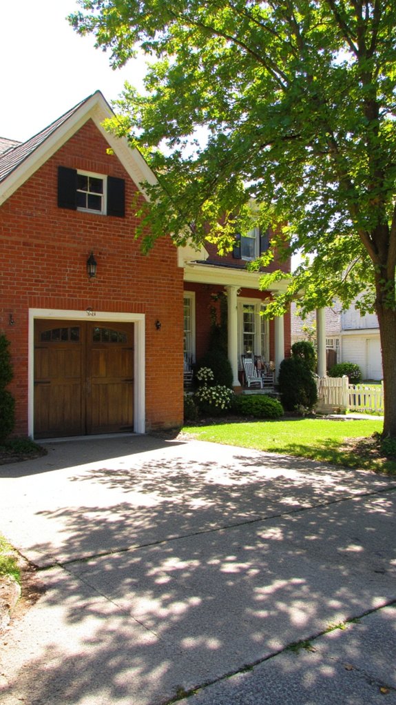 elegant side entry garage design