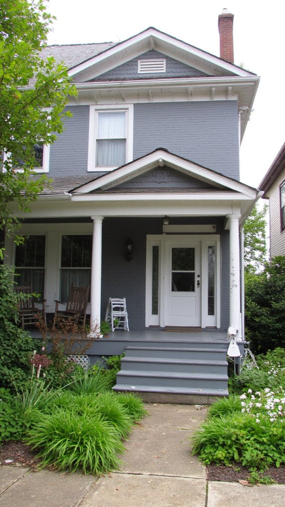 elegant silver gray exterior