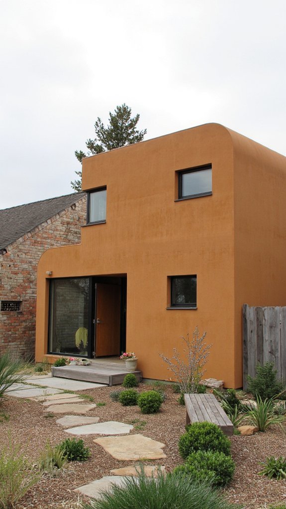 elegant stucco rounded corners