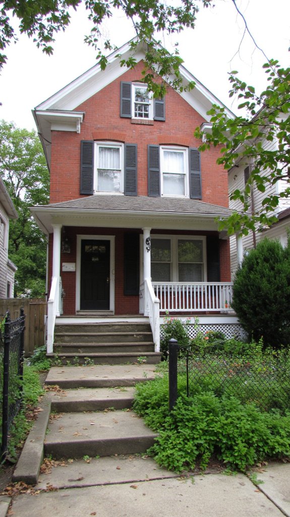 elegant symmetrical colonial homes
