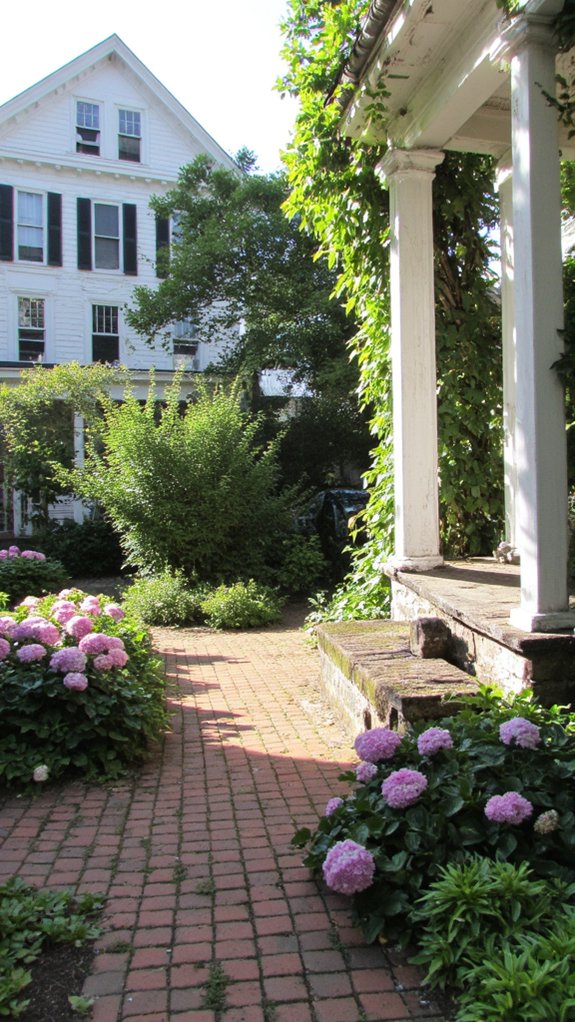 elegant symmetry with columns