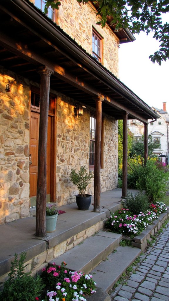 elegant textured stone veneer