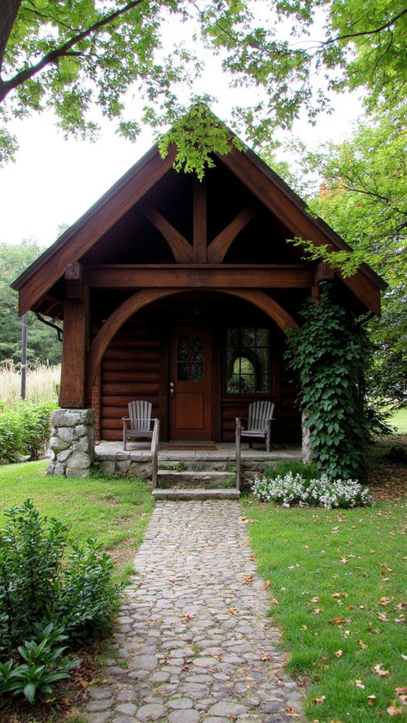 elegant timber framing beauty