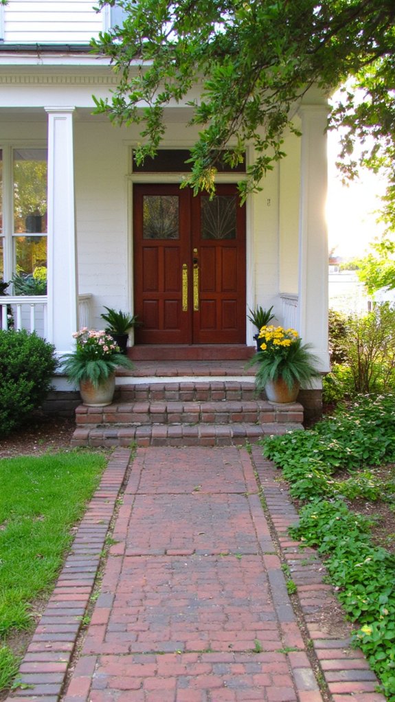 elegant welcoming double doors
