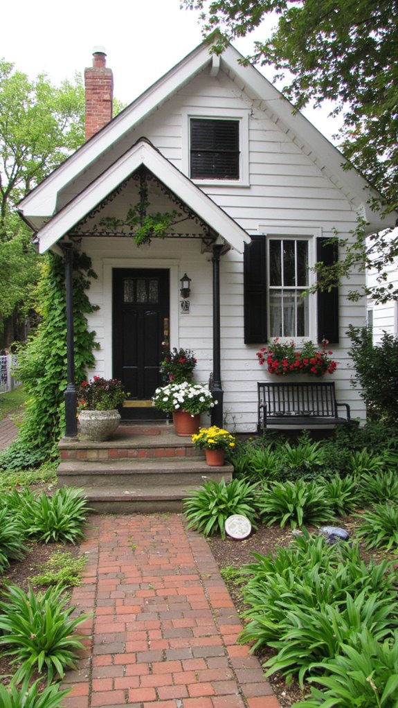 elegant white retreat design