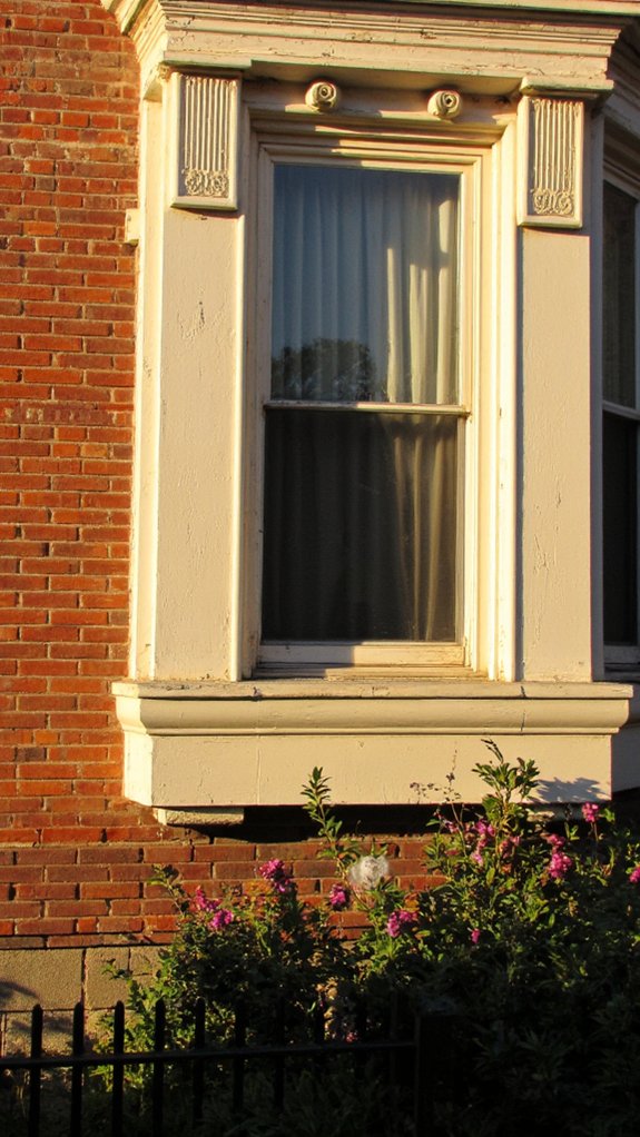 elegant window casings enhance
