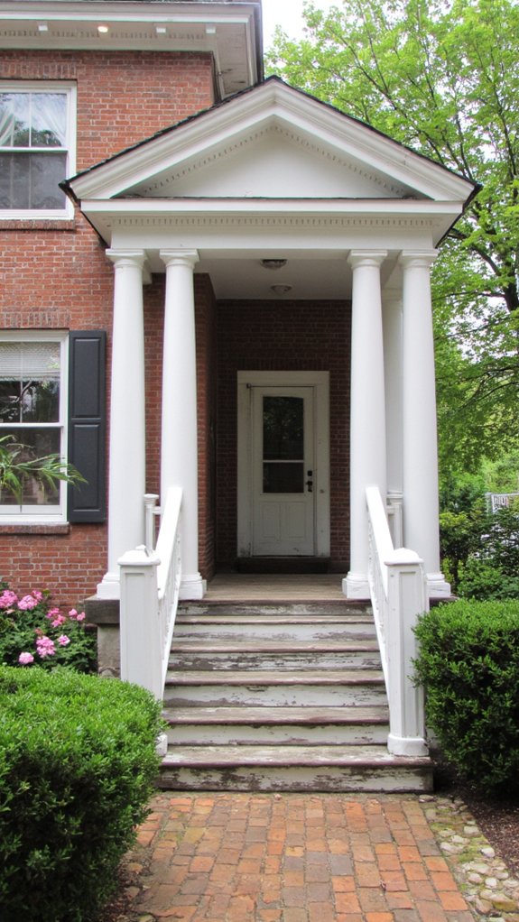 elevate home with columns
