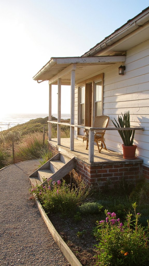 elevated coastal bungalow views