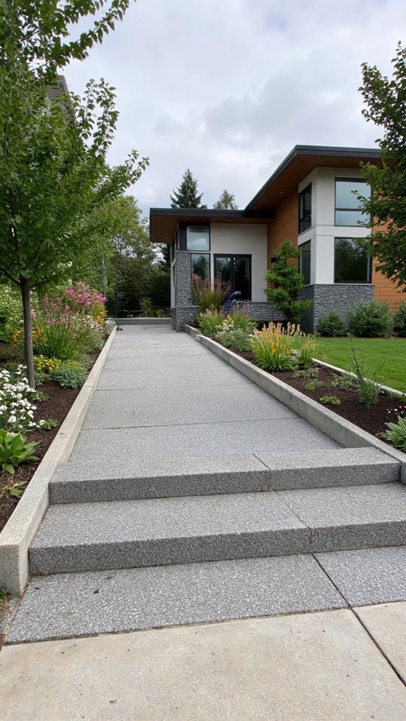 elevated driveways enhance aesthetics