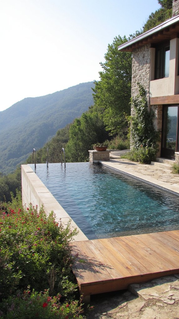 elevated pool with views