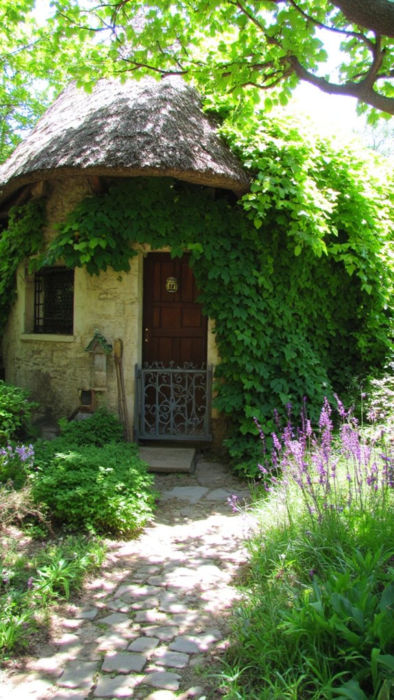 enchanted secret garden cottage