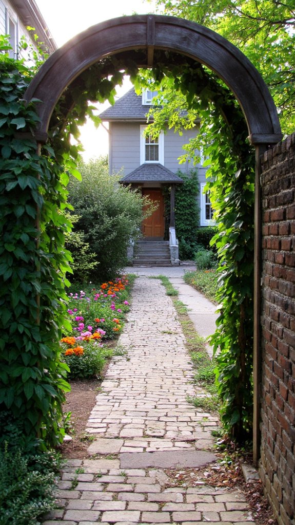 enchanting archway home entrance