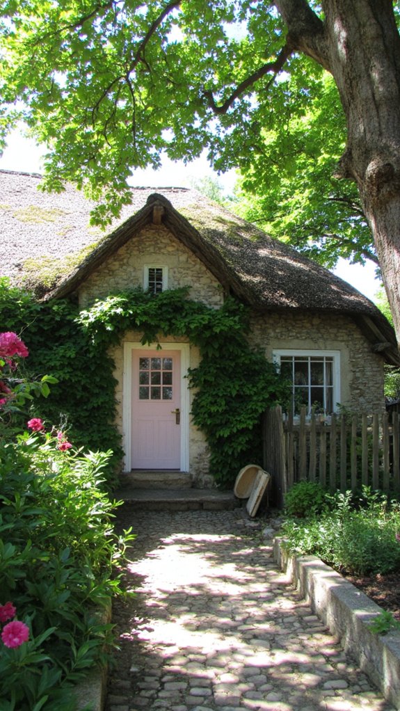 enchanting cottage in woods