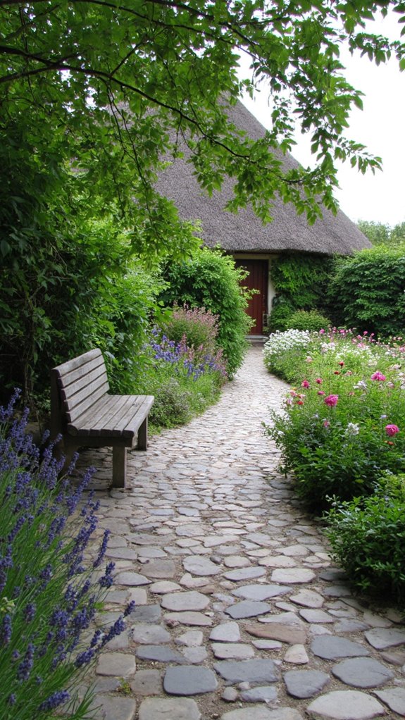 enchanting meandering garden path