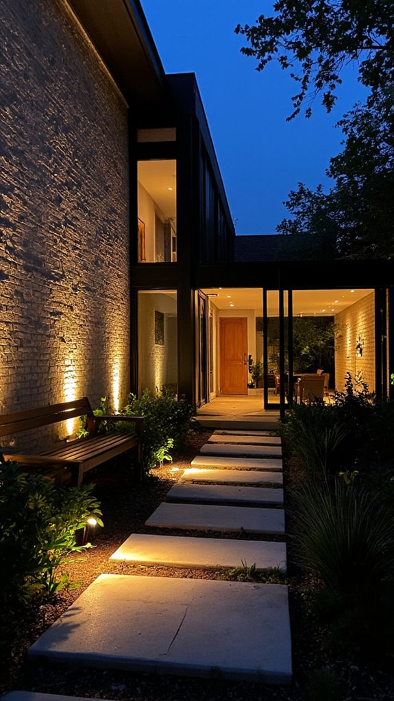 enchanting outdoor lighting transformation
